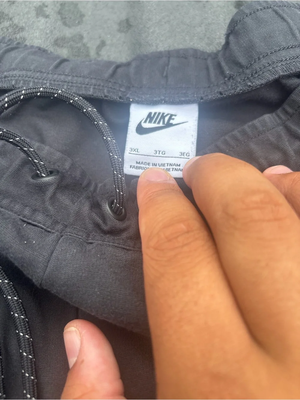 Nike Black Drawstring Jogger Pants